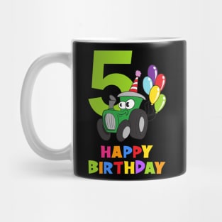 5th Birthday Party 5 Year Old Five Years Mug